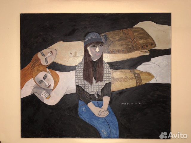 Картина Люси Вороновой « Натурщицы» 2007 г