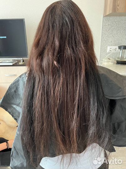 Кератиновое выпрямление волос