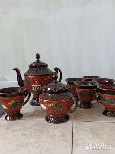 Чайный сервиз керамический