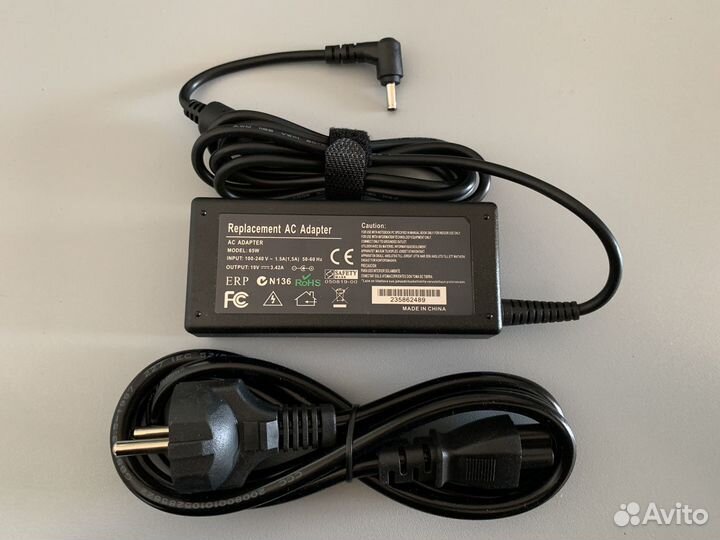 Блок питания ноутбука, Hoвыe, Гapaнтия, Дocтавкa