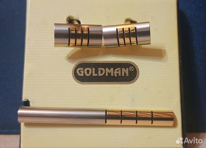 Goldman Запонки и держатель галстука
