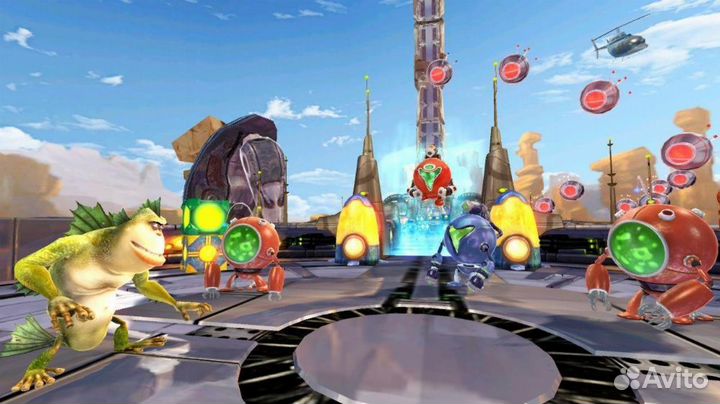 Monsters vs. Aliens, б/у, множ.царап., английский