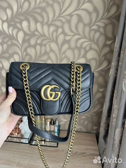 Сумка женская gucci натуральная кожа