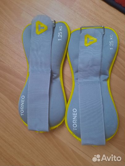 Утяжелители для ног и рук 1.25 кг