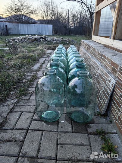 Банка 10 литров стеклянная