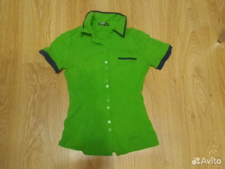 Блузка футболка поло хлопок 42, 44размер бесплатно