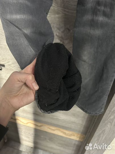 Джинсы утепленные на мальчика 12/13 158