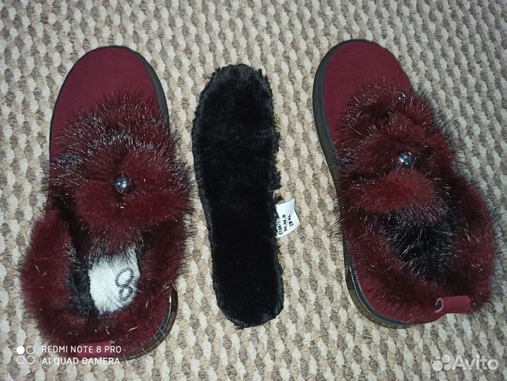Зимние угги/мокасины