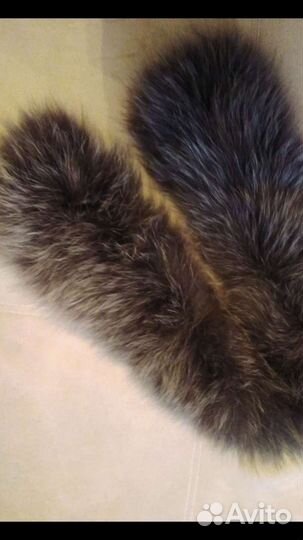 Меховой воротник песец