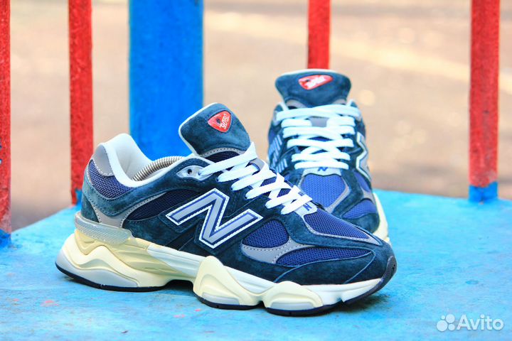 Новинка.New Balance 9060 Темно-синие