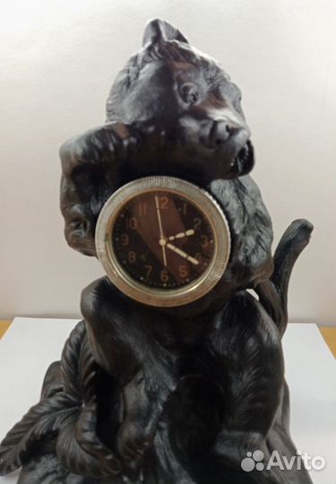 Часы настольные Медведь на пне Урал Касли (024085)