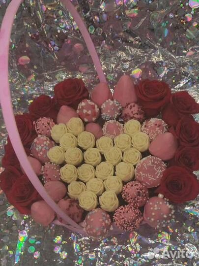 Сладкий букет из шоколада/клубника в шоколаде