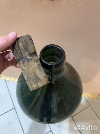 Бутыль старинная для вина 30 литров