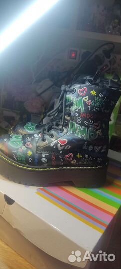 Ботинки для девочки демисезонные 34 размер