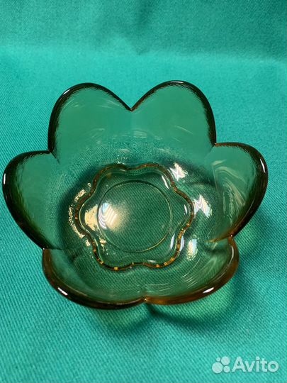 Конфетница ссср. Карамельное стекло