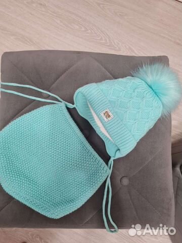 Зимняя шапка и шарф