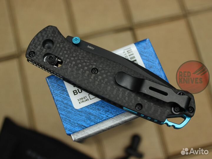 Benchmade Bugout 535-3 Карбон BK+SW (Реплика)
