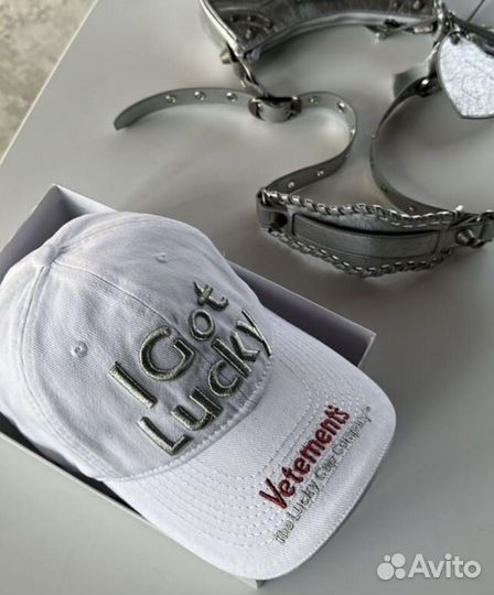 Кепка vetements i got lucky