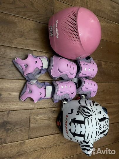 Детский шлем белый тигр (универсальный)