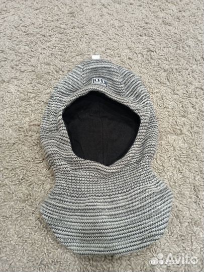 Шапка шлем на мальчика демисезонная