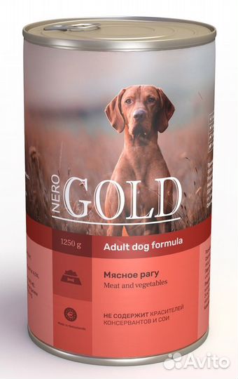Nero Gold консервы консервы для собак 
