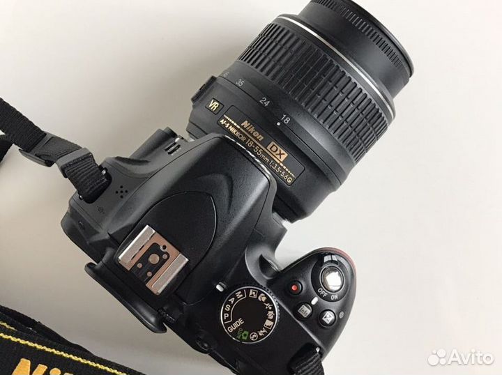 Nikon d3200 kit 18-55mm, 24мп, Full HD