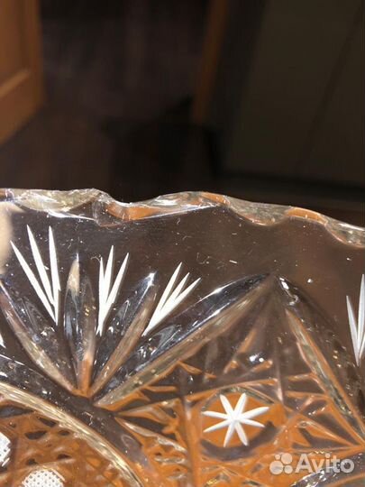 Хрусталь СССР ваза 33см