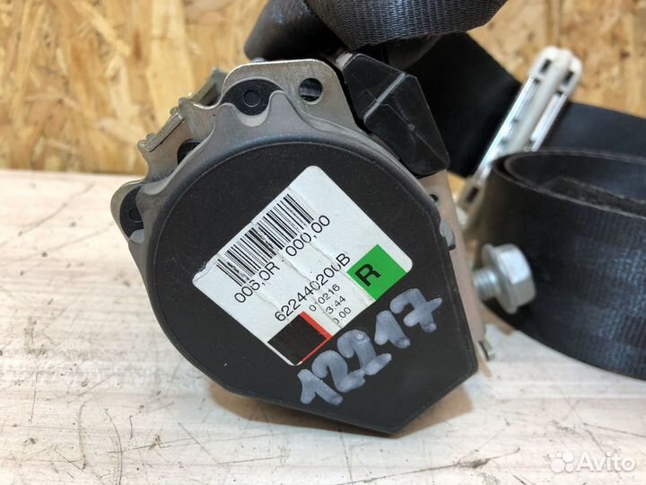 Ремень безопасности пассажирский Almera G15