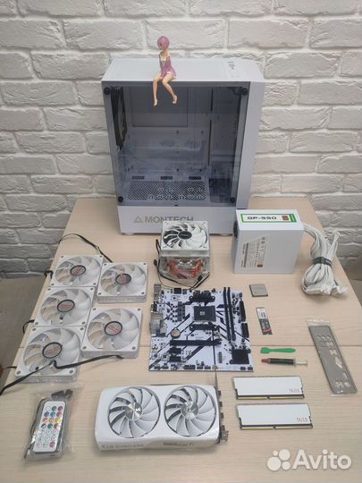 Игровой компьютер, Ryzen 5 5500/ RTX 4060/ 16GB