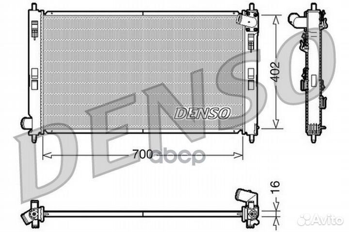 Радиатор Mitsubishi ASX 10- / Lancer 07-17 / Ou