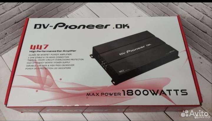 Усилитель 4-канальный DV Pioneer-ok 447