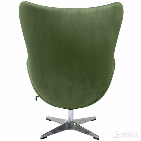 Кресло EGG style chair зеленый, искусственная зам