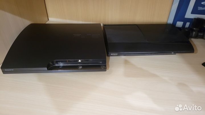 PS3 super slim 500gb с играми
