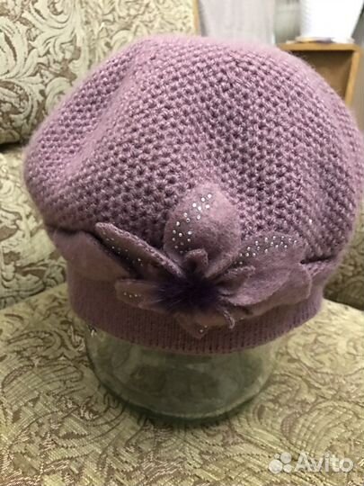 Берет вязаный