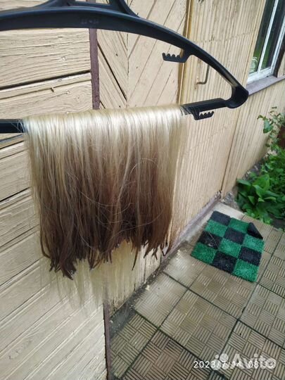 Волосы для наращивания 55 см бу