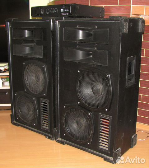 Колонки VA-Pro 4160W 2шт Усилитель звука Quest