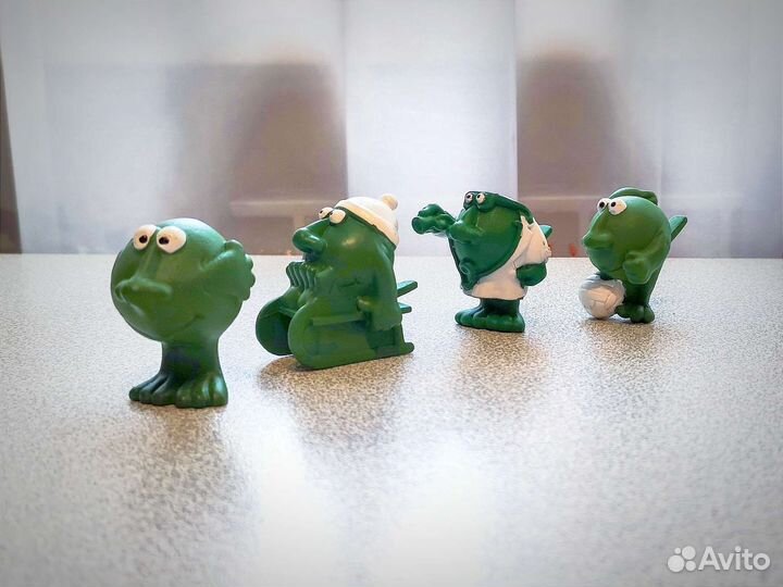 Новые фигурки коллекционные зелёные геломены
