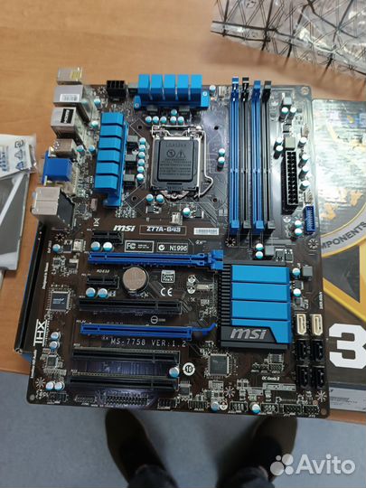 Материнская Плата Z77A-G43 сокет 1155