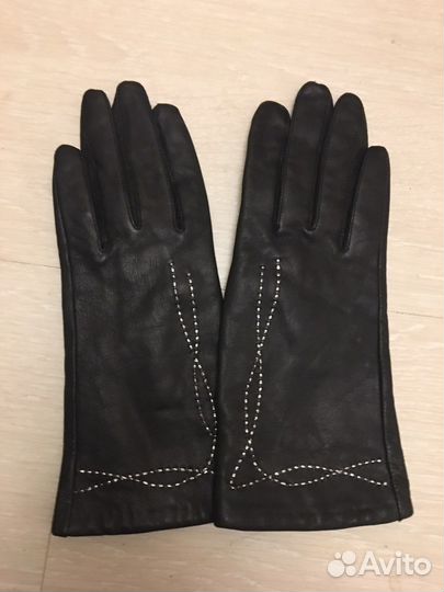 Перчатки кожаные