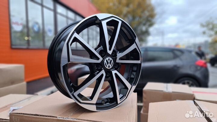Новые диски R15 5*100 на VW PoLo Skoda Rapid