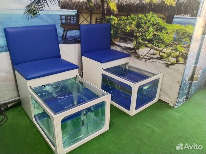 Аквариум для рыбного пилинга