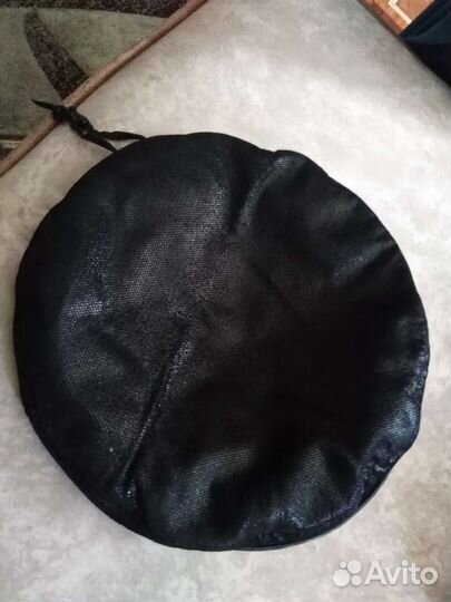 Кепка кожаная женская