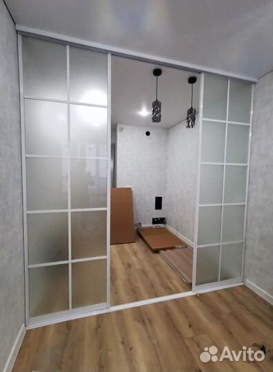 Перегородка раздвижная межкомнатная № 4022