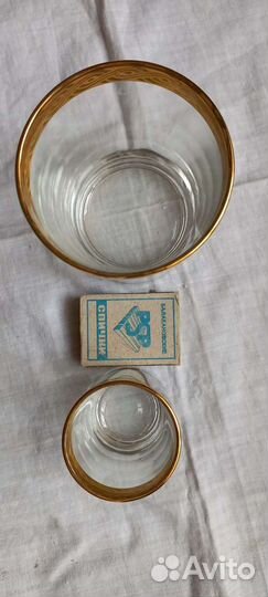 Набор стаканов и стопок в упаковке