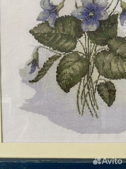 Картина для интерьера.Ручная вышивка крестом 40х50