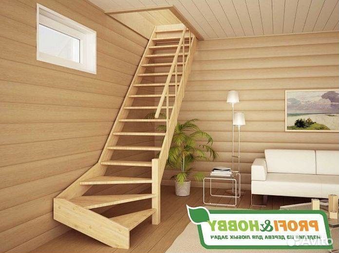 Деревянная лестница лс-14м