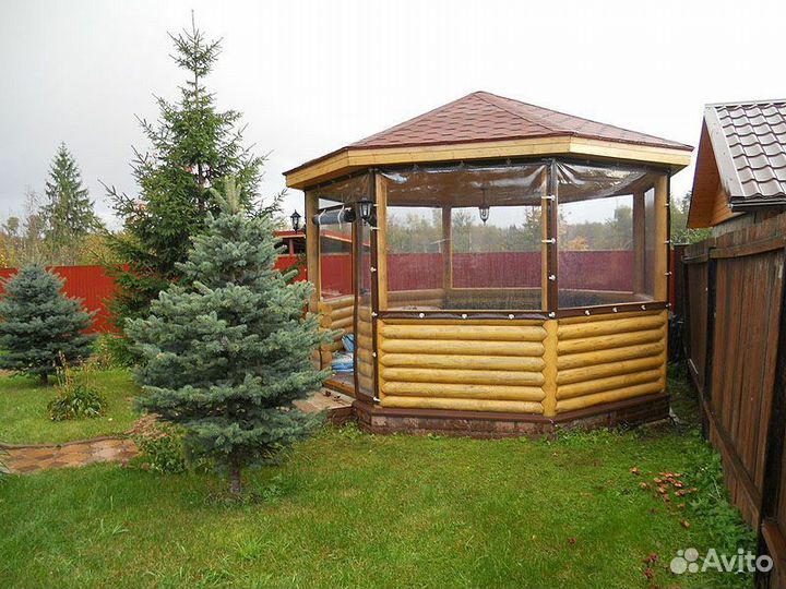 Мягкие окна для беседок, веранд