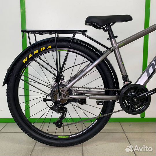 Скоростной велосипед Серый-черный новый