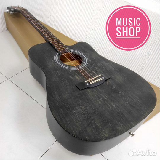 Гитара новая акустическая с большим корпусом