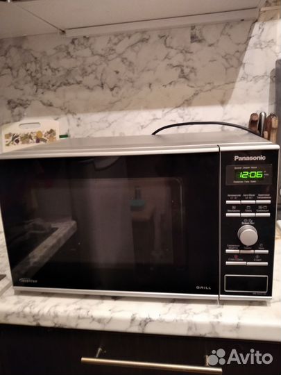 Микроволновая печь panasonic с грилем
